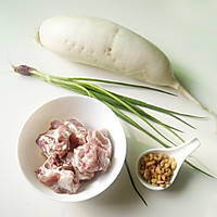 White radish is the first choice for nourishing the lungs in autumn [Radish, Shrimp and Pork Ribs Soup] ( Health Pot Version) Recipe Illustration 1