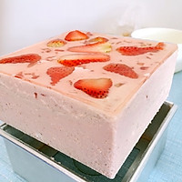 Strawberry mousse cake ~ simple ~ tastes the same as the cake shopIllustration of how to do it 15