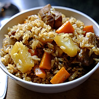 Potato and ribs stewed rice - Illustration of a quick weekend lunch recipe 6