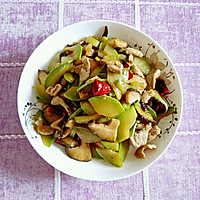 Zucchini Stir-fried Pork Slices with Shiitake Mushrooms#Fresh and Fragrant Taste Get Cute Baby#'s Illustration of how to do it 14