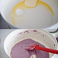 Autumn recipe: two-color taro paste recipe 4