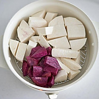 Autumn recipe: two-color taro paste recipe 1