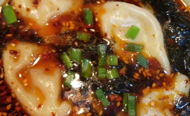 Hot and sour dumplings