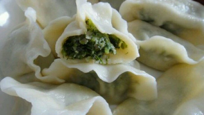 Fennel meat dumplings