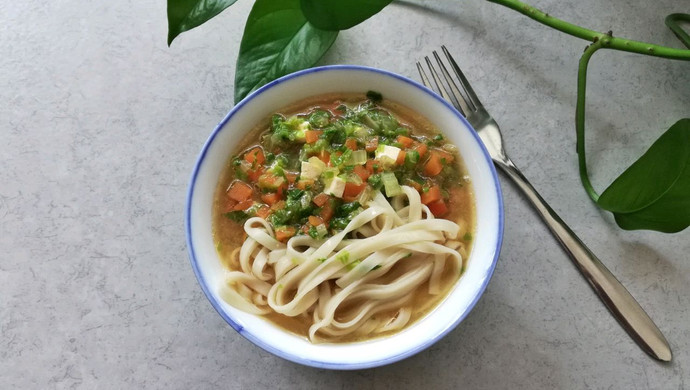 Vegetable soup noodles