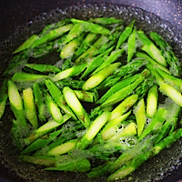 #精品 recipechallenge#Asparagus stir-fryIllustration of how to cook meat 4