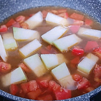 #《Flavour World》Gourmet Reproduction Challenge# sour and sweet Appetizer ~ Illustration of how to make Tomato Enoki Mushroom and Winter Melon Soup 7