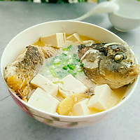 Illustration of how to make carp tofu soup 12