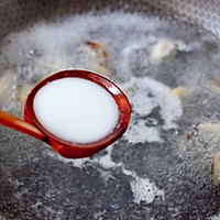 #中宇ClassicTraditional Flavor#Souped Bean Skin Mussels Illustration of how to make Chinese cabbage 11