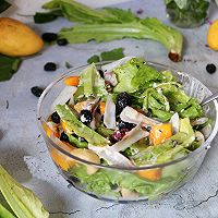 #summerfoodiecarnival#slim chicken crispy bones, lettuce mixed salad Illustration of how to do it 16