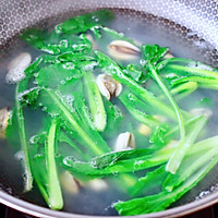 #中宇ClassicTraditional Flavor#Souped Bean Skin Mussels Illustration of how to make Chinese cabbage 14