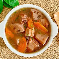 Lotus root, carrot and pork ribs soup recipe 8