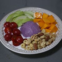 #primary and middle school students nutritious meal#A nutritious breakfast full of energy~ Illustration of how to make taro fruit yogurt bowl 6