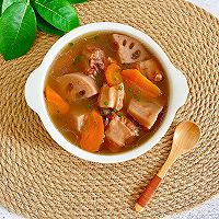 Lotus root, carrot and pork ribs soup recipe 6