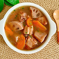 Lotus root, carrot and pork ribs soup recipe 7