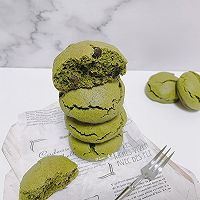 Honey Bean Matcha Soft Cookies#Start watching and eating games #How to practice illustration 7