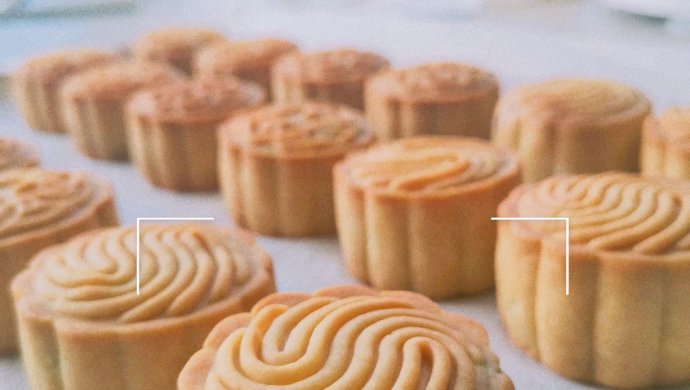 Coconut Cranberry Mooncake