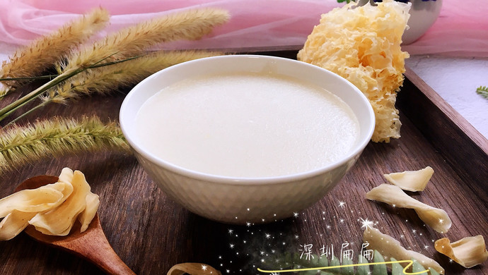 Lily and Tremella rice paste