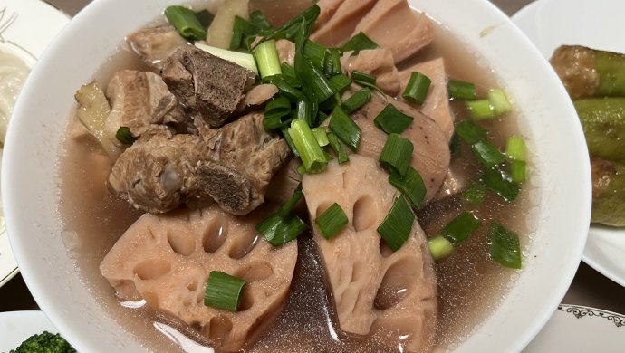 Pork Ribs and Lotus Root Soup