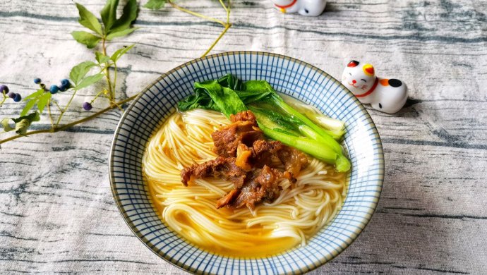 Beef brisket noodles