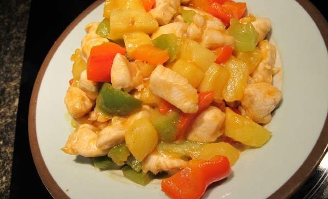 Sweet and Sour Pork with Pineapple