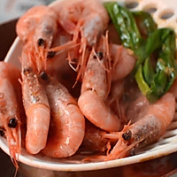 # seeking grandma's hometown fragrant mid-autumn feast#gan pot spicy canada Illustration of how to make raw Arctic shrimp 3