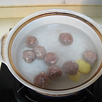 Mushroom, lettuce and beef ball soup recipe 4