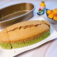 #primary and middle school students nutritious meal#How to make matcha two-color light cheese cake Illustration 14