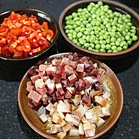 Illustration of how to make diced sweet beans and ham [spring flavor] 1 