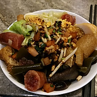 Guiyang snacks: Illustration of how to make braised vegetables/braised food 8