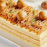 Chestnut Cream Cake| This is the right way to open the sea in winter i7 oven recipe recipe illustration 17