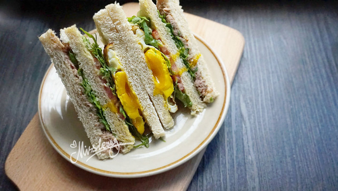 Whole wheat tuna sandwich