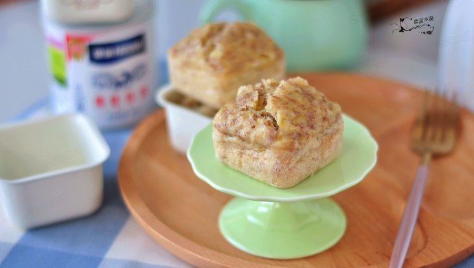 Banana Oatmeal Steamed Cake