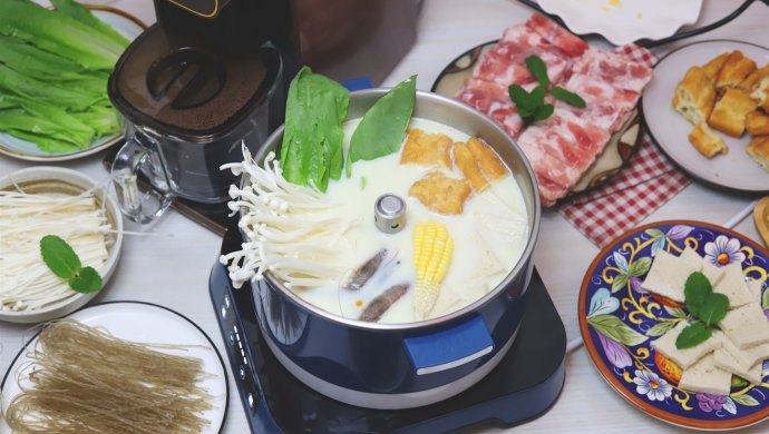 Soy milk hotpot