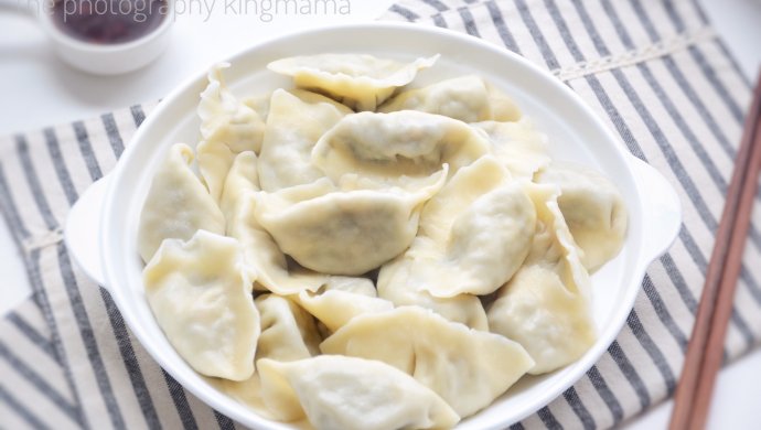 Purslane vegetarian dumplings