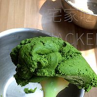 Matcha marble biscuits, intertwined dark and light matcha textures, crispy and Fragrant. Illustration of how to make it 11