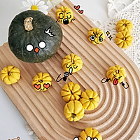 #尼特兰grass-fed nutritious and delicious#baby-coaxing artifact~cute New Cute Pumpkin Cookies Recipe Illustration 15