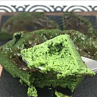 Matcha soft-core Basque, crispy on the outside, smooth and soft on the inside, rich matcha flavor that slides in the mouth. Illustration of how to make it 19