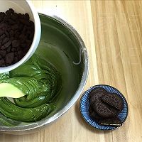 Matcha Oreo muffin, rich matcha, crispy oreo Leo, illustration of how to create unique taste and flavor 6