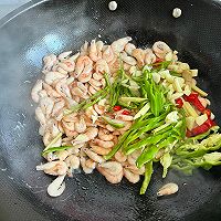 A good spring calcium supplement dish - green pepper, white rice and shrimp recipe 5 