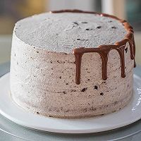 #making beef with a sense of proportion# Cocoa Oreo Salted Cream Birthday Cake Recipe Illustration 21