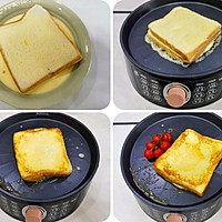 #primary and middle school students nutritious meal#Breakfast, so delicious that you can turn around in circles Illustration of how to make French toast 3