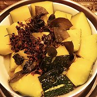 Autumn Hometown Dishes - Illustration of steamed steamed melon with fresh peppers 7