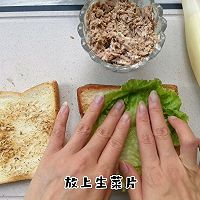 #cubilittleexpertscookingclassroom#tuna sandwich for kids Illustration of how to make a high-protein and nutritious breakfast 10