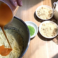 Matcha marble biscuits, intertwined dark and light matcha textures, crispy and Fragrant. Illustration of how to make it 5