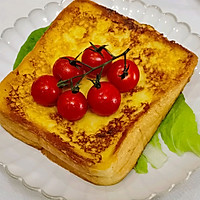 #primary and middle school students nutritious meal#Breakfast, so delicious that you can turn around in circles Illustration of how to make French toast 4