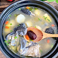 Yam black chicken soup recipe 12