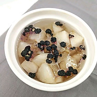 Snow pear black wolfberry tea, illustration of how to moisturize dryness in autumn 5