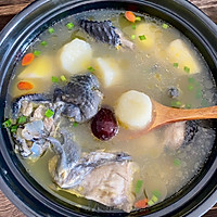 Yam black chicken soup recipe 11