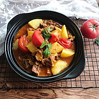 Illustration of how to cook beef brisket with potatoes and tomatoes 16